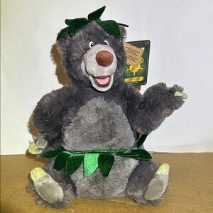 Disney Vault Baloo Plush – The Jungle Book – Medium 15 3/4''